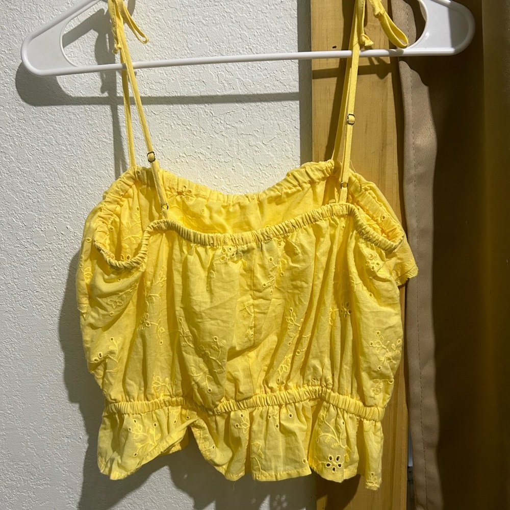 yellow summer top